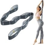 Elastische Weerstandsband voor Krachttraining - 8 Krachtniveaus, Comfortabel en Multifunctioneel voor Fitness, Yoga en Pilates