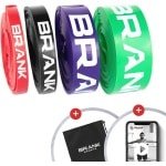 Elastische Weerstandsbanden voor Krachttraining en Fitness - Set van 3 of 4 Bandjes
