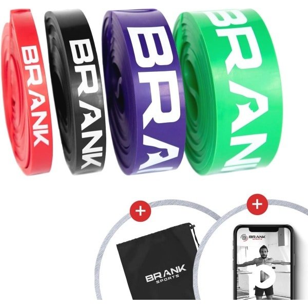 Elastische Weerstandsbanden voor Krachttraining en Fitness - Set van 3 of 4 Bandjes