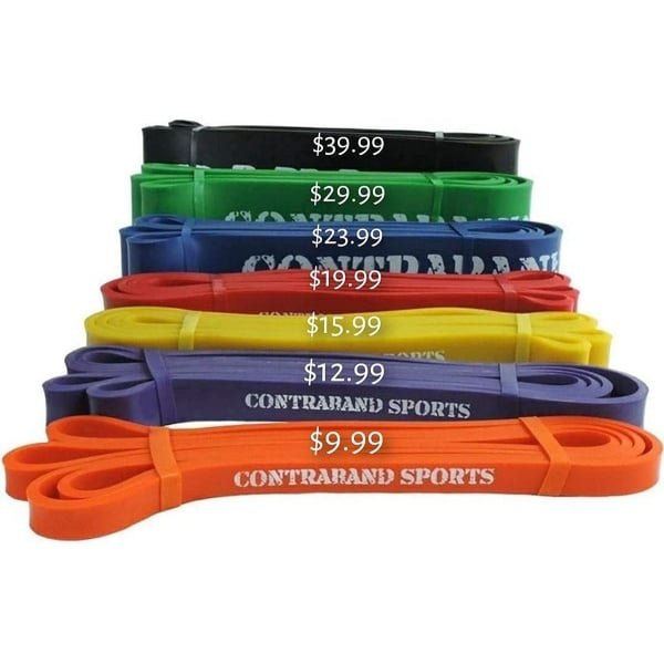 Elastische Weerstandsbanden voor Krachttraining en Yoga, 41 Inch Lus