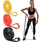 Elastische krachttraining - 3 maten - elastisch - Pull up bands - Weerstandsbanden - Resistance Band - Fitness Elastiek - 5 verschillende Weerstanden - voor krachttraining, sport, fitnessbanden, weerstandsband voor weerstandstraining, powerlifting