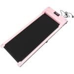 Elektrische Loopband - Onder Desk Trainer - Thuiswerken Fitness - Opvouwbaar Ontwerp - 121.5x50x14cm - Roze