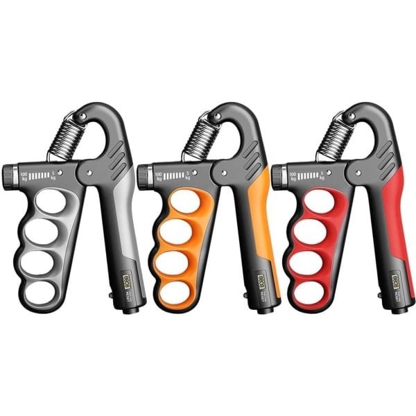 Elektronische Krachttrainer - Hand Gripper - Kracht Opbouwen - Verstelbare Weerstand - 160 x 110 MM - Oranje