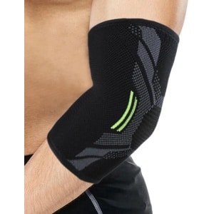Elleboogbandage met compressie bij epicondylitis en peesschedeontsteking - ideaal voor sportschool, crossfit, tennis, golf en sport in het algemeen