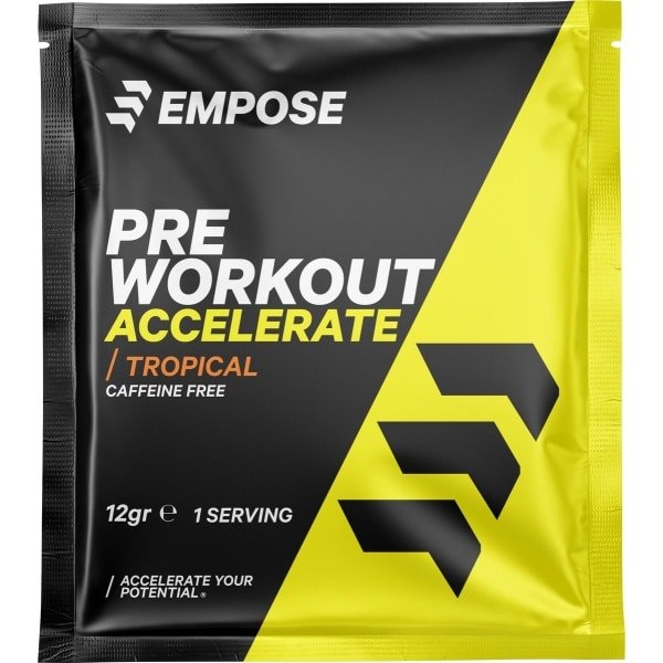 Empose Nutrition Pre-Workout - Cafeïnevrij - Tropical - Sample - 12 gram