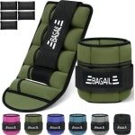 Enkelgewichten Set - Polsbanden Fitness - Krachttraining Cardio - Verstelbaar Gewicht - 0.4-1.6kg Per Band - Groen