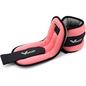 Enkelgewichten voor dames en heren - 2,2 tot 3,0 kg per paar - armgewichten voor krachttraining, joggen, gymnastiek en aerobics