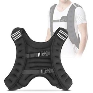 Ergonomisch Gewichtsvest 10 kg Verstelbaar voor Krachttraining en Hardlopen