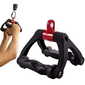 Ergonomische D-handgreep kabelbevestiging voor sportschool - Antislip en comfortabele grip voor optimale krachttraining