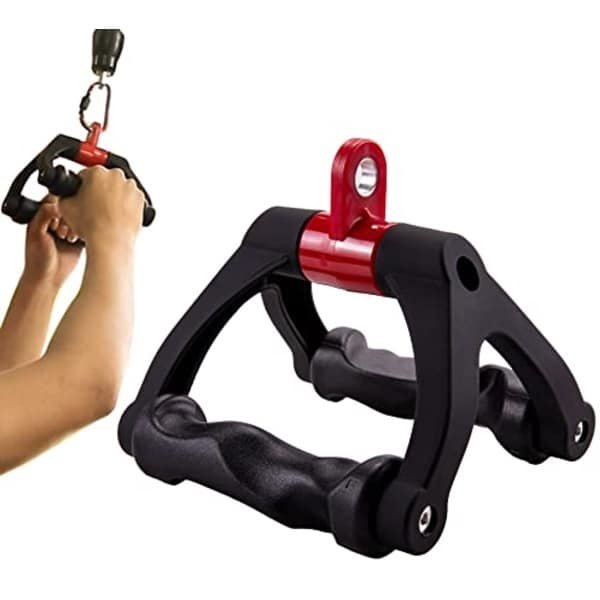 Ergonomische D-handgreep kabelbevestiging voor sportschool - Antislip en comfortabele grip voor optimale krachttraining