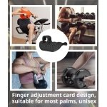 Ergonomische Trainingsgrips met Brede Palmprotectie voor Krachttraining en Deadlifts