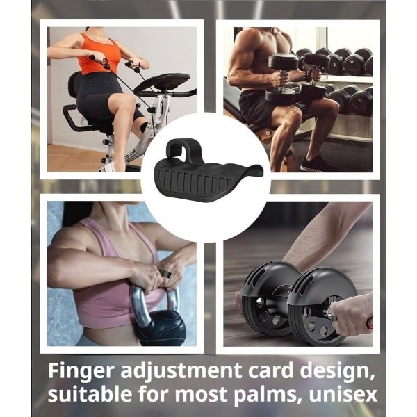 Ergonomische Trainingsgrips met Brede Palmprotectie voor Krachttraining en Deadlifts