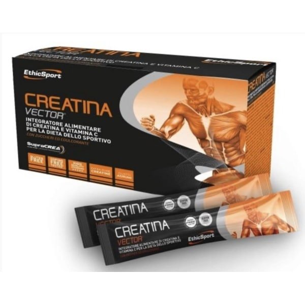 EthicSport Creatina Vector - Creatine Blend Sachets | Met Creatine, Aminozuren & Vitamines / Dietary Supplement 20 sachets, 8g each 160g