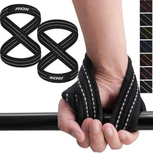 Figuur 8 Gewichthefbandjes met Polssteun voor Deadlifts en Krachttraining