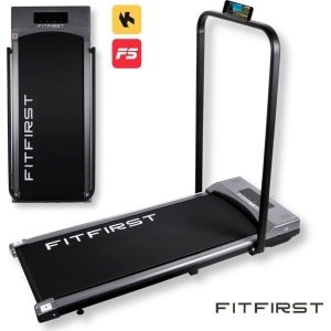FitFirst® Jogger - Loopband met ingebouwde Speakers en App - Inklapbaar en verrijdbaar - Met afstandsbediening - Display met Trainingsinformatie - Telefoonhouder - Bluetooth - Hometrainer Fitness - Ideaal voor onder bureau