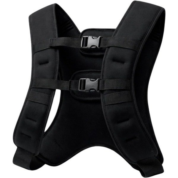 Fitby Gewichtsvest 10KG - Weighted Vest - Gewichtsvesten - Gewichten - Krachtraining & Crossfit - Fitness - Cardio - Zwart