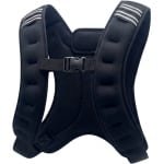Fitby Gewichtsvest 5KG - Weighted Vest - Gewichtsvesten - Gewichten - Krachtraining & Crossfit - Fitness - Cardio - Zwart