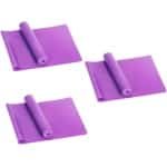 Fitness Banden Set - Weerstandsbanden Elastiek - Krachttraining Thuistraining - Duurzaam Latex Materiaal - 150x15 cm - Paars