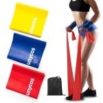 Fitness Elastieken Set met 3 Weerstandsniveaus - Antislipbanden voor Krachttraining