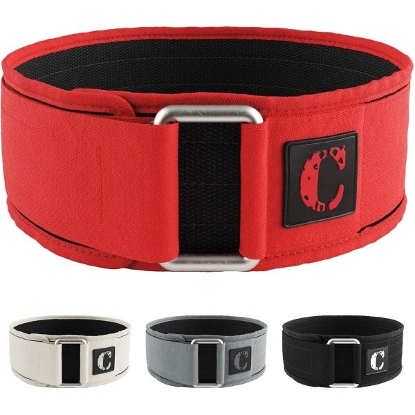 Fitness Gewichthefband 4 Inch Nylon Sterke Rugsteun voor Krachttraining en Crossfit