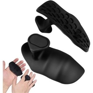Fitness Grip Pads - Sport Handgrepen - Krachttraining Gewichtheffen - Ergonomische Grip Vulling - 200 gram - Zwart