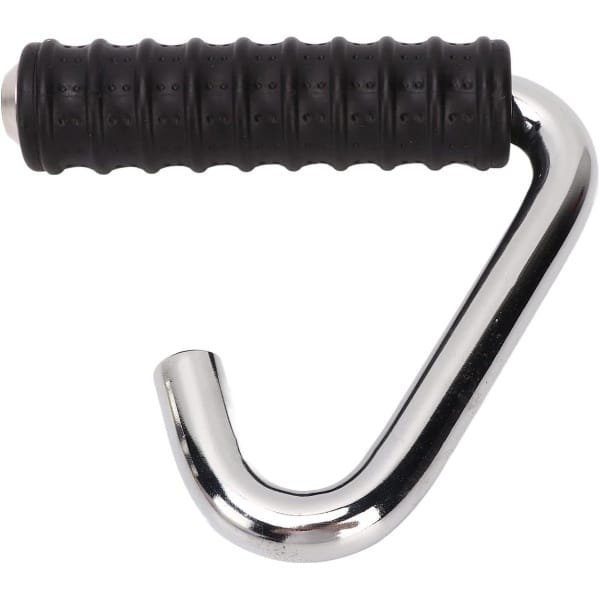 Fitness Handgreep - C-handgreep Trainingstrekstang - Krachttraining Uitbreiden - Universeel C-vormig Ontwerp - 133 cm Greep - Zilver