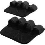 Fitness Handschoenen - Palmbescherming Tillen - Krachttraining Gewichtheffen - Ademend Rundleer - Ca 10x8cm - Zwart