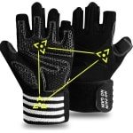 Fitness Handschoenen met Polssteun - Gel Polstering voor Krachttraining, Gym & Crossfit