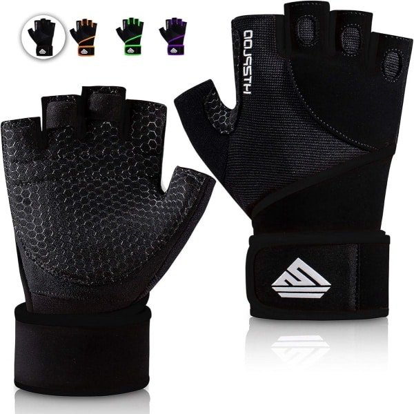 Fitness Handschoenen met Polssteun en Volledige Handpalm Bescherming voor Gewichtheffen en Krachttraining