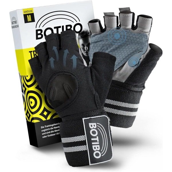 Fitness Handschoenen met Polssteun voor Krachttraining en Sportschool | Ademend & Antislip