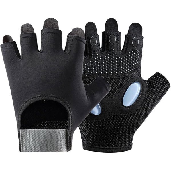 Fitness Handschoenen voor Gewichtheffen - Ademend - Antislip - Siliconen Trainhandschoenen met Padding voor Bodybuilding - Crossfit - Fietsen
