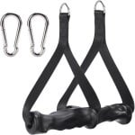 Fitness Handvat - Kabel Handgreep - Krachttraining Oefeningen - Antislip Ergonomische Grip - 24 cm - Meerkleurig