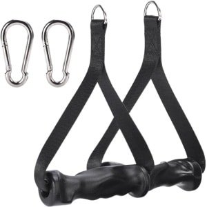 Fitness Handvat - Kabel Handgreep - Krachttraining Oefeningen - Antislip Ergonomische Grip - 24 cm - Meerkleurig