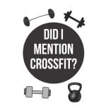 Fitness Logboek & Notitieboek met Gestreepte Pagina's voor CrossFit Fans
