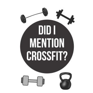 Fitness Logboek & Notitieboek met Gestreepte Pagina's voor CrossFit Fans