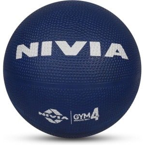 Fitness Medicine Ball 4 kg met Anti-slip Grip voor Krachttraining