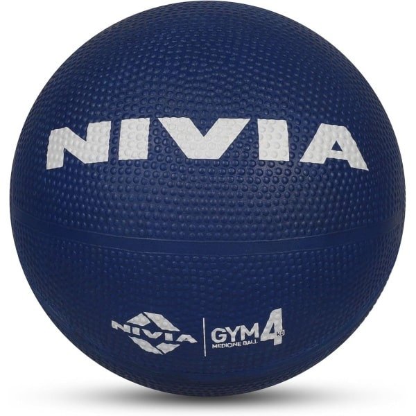 Fitness Medicine Ball 4 kg met Anti-slip Grip voor Krachttraining