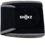 Fitness Polsband - Sport Polsondersteuning - Krachttraining Hardlopen - Zweetabsorberend Ademend - 8cm Breed 25cm Lang - Zwart
