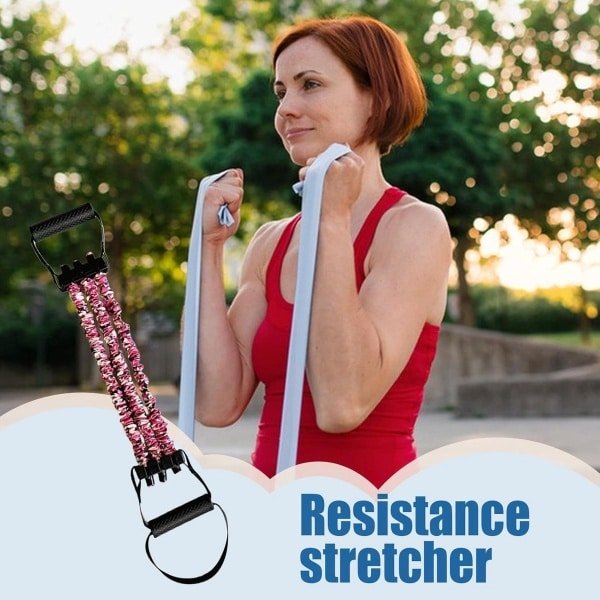 Fitness Rekbanden - Weerstandsbanden Krachttraining - Spierontwikkeling Thuistraining - Drievoudig Instelbare Weerstand - 75 lbs - Niet gespecificeerd