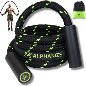 Fitness Springtouw 1.36 KG (3LB) met Zware Weerstand voor Krachttraining en Cardio