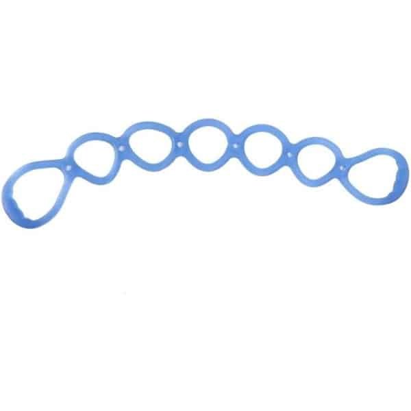 Fitness Touw Band - Yoga Riem Spierband - Krachttraining Rekken - 7-gaats Ontwerp - Blauw