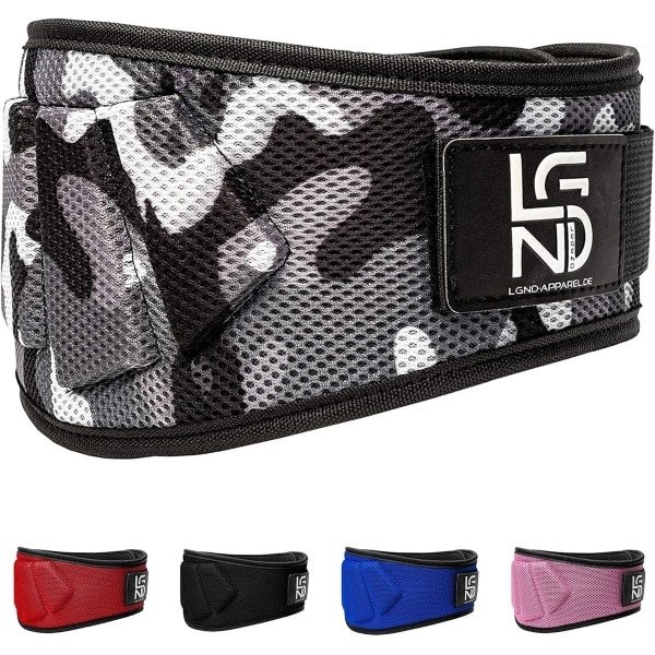 Fitness Wechthebergürtel voor Krachttraining en Crossfit - Camouflage Design, XS