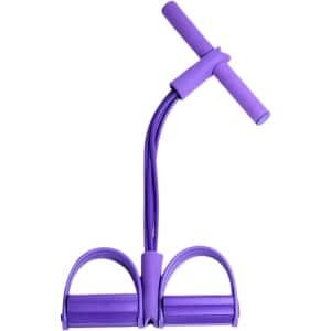 Fitness Weerstandsband Set met 4 Tubes en Pedalen voor Krachttraining