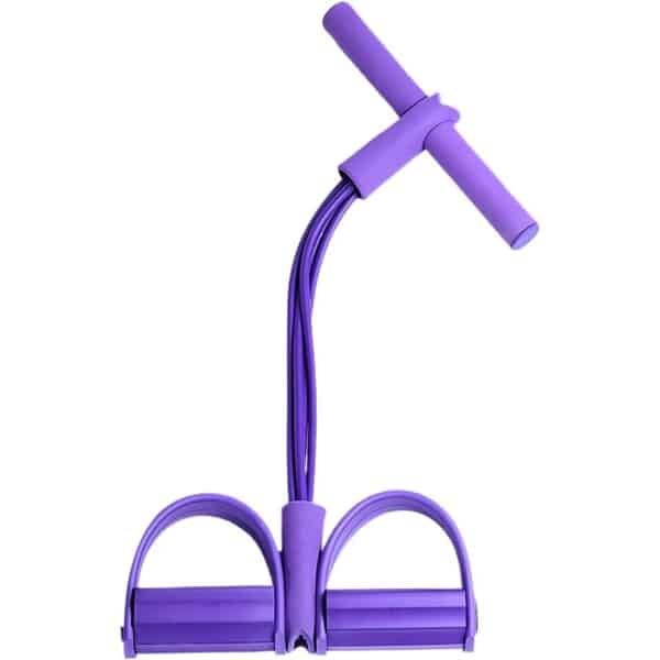 Fitness Weerstandsband Set met 4 Tubes en Pedalen voor Krachttraining
