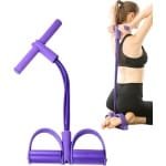 Fitness Weerstandsband met Pedaal voor Krachttraining en Yoga