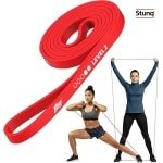 Fitness elastiek niveau 2 voor krachttraining en flexibiliteit