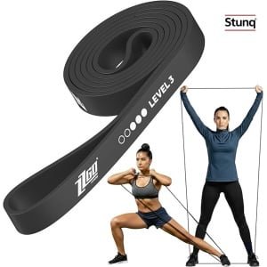 Fitness elastiek niveau 3 voor krachttraining en flexibiliteit