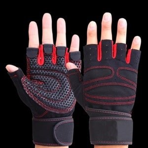 Fitness handschoenen zonder vingers maat XL - sport handschoenen met polssteun voor heren & dames - krachttraining, dumbbell, fietsen, boksen, crossfit, haltertraining