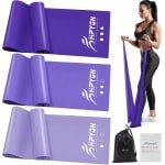 Fitnessbanden Set - Weerstandsbanden Krachttraining, Yoga, Pilates & Fysiotherapie - Inclusief 3 Sterktes