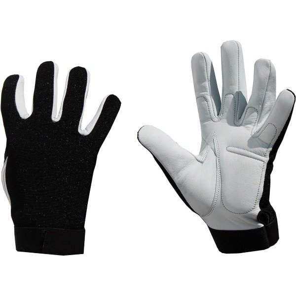 Fitnesshandschoenen Volledige Vinger - Trainingshandschoenen - Gewichtheffen Krachttraining - Volledige Handpalmbescherming - XX-Large - Zwart Wit